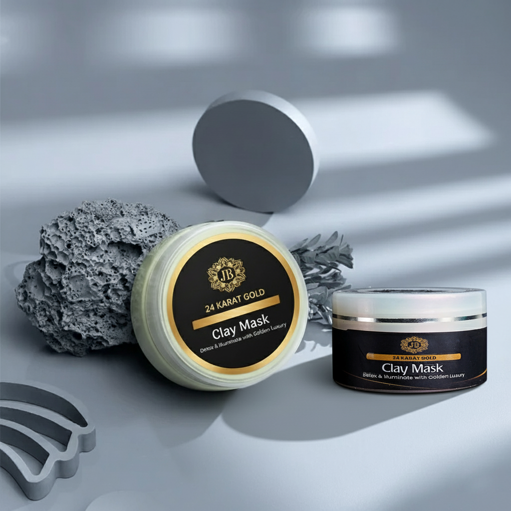 24k Gold Clay Mask