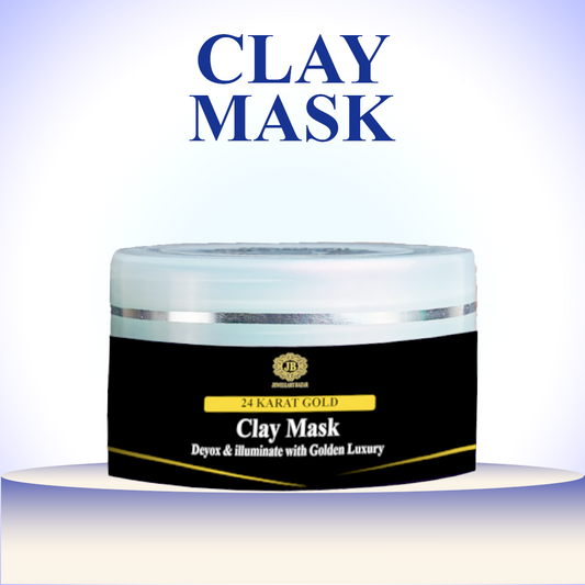 24k Gold Clay Mask