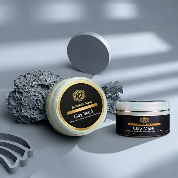 24k Gold Clay Mask